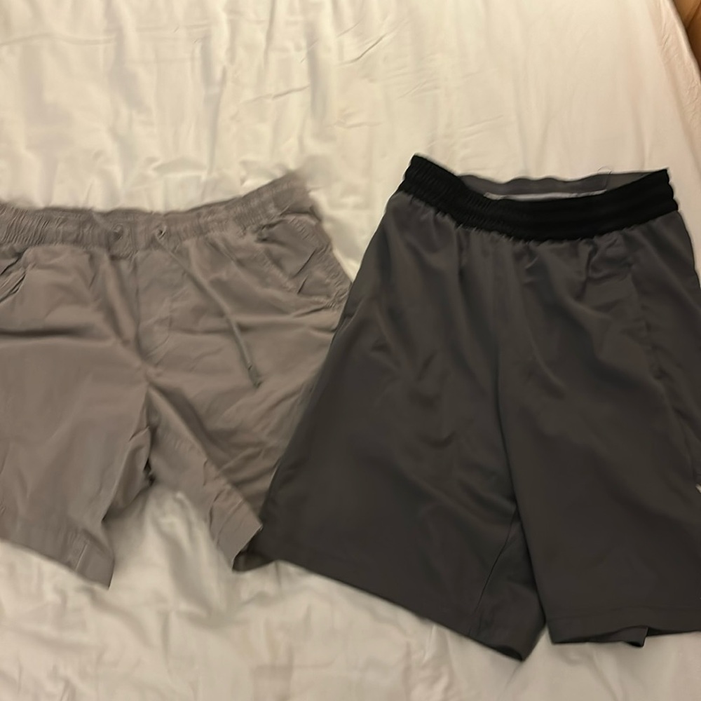 Two pairs of size small shorts